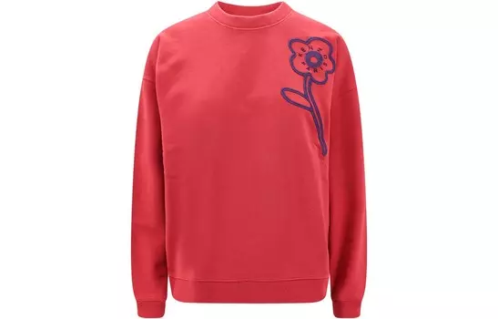Толстовка женская Kenzo с цветком, красный