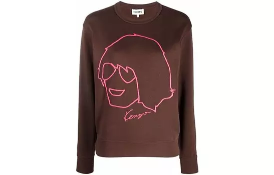 Толстовка женская Kenzo, темно-коричневый