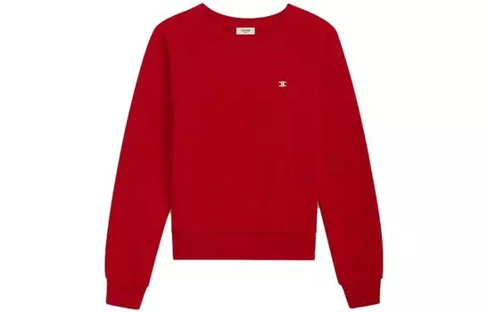 Толстовка женская красная Celine