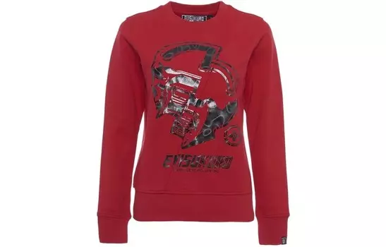 Толстовка женская красная Evisu