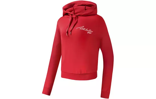 Толстовка женская красная Fila