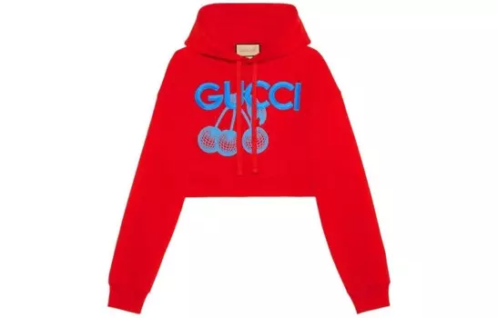Толстовка женская красная Gucci