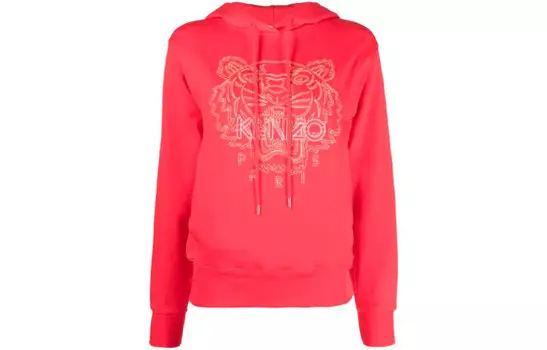 Толстовка женская красная Kenzo