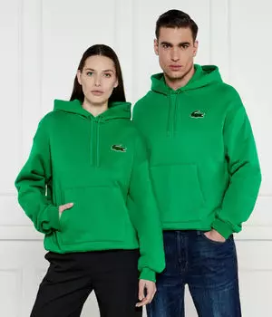 Толстовка женская Lacoste с капюшоном, зеленый