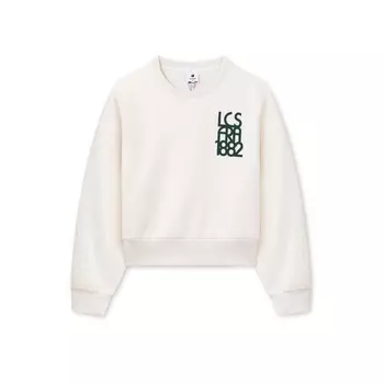 Толстовка женская Le Coq Sportif, белый/слоновая кость