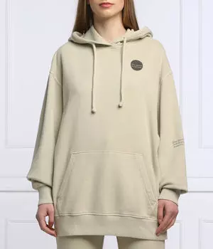Толстовка женская Marc O' Polo свободного кроя с капюшоном, бежевый