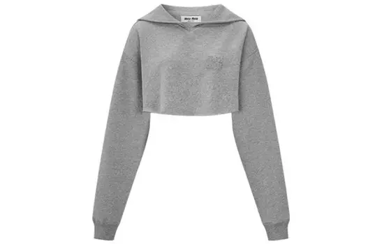 Толстовка женская Miu Miu, серый