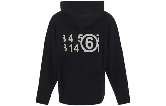 Толстовка женская Mm6 Maison Margiela, черный / белый