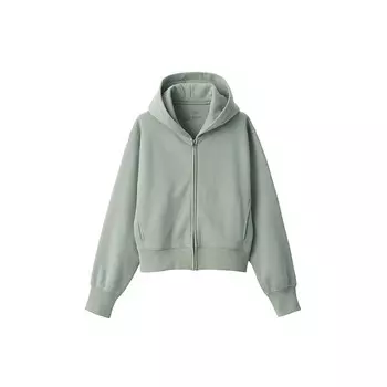 Толстовка женская Muji с капюшоном, черный