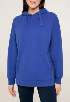 Толстовка женская, на шнурке, с карманом-кенгуру ALEX, цвет Deep Ultramarine