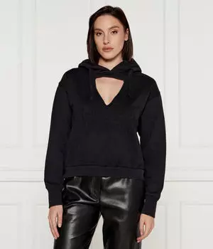 Толстовка женская Pinko с вырезом на груди, черный