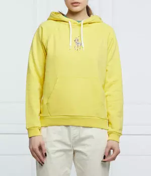 Толстовка женская Polo Ralph Lauren хлопковая, желтый