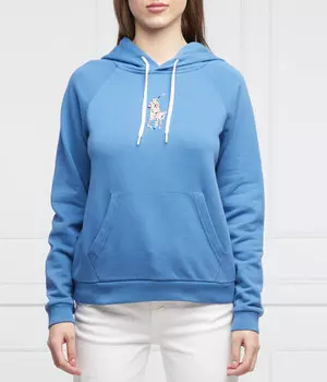 Толстовка женская Polo Ralph Lauren с логотипом бренда, синий