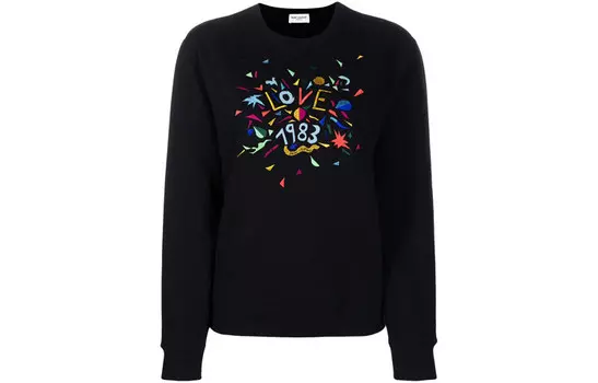 Толстовка женская Saint Laurent, черный