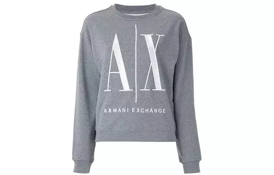 Толстовка женская серая Armani Exchange