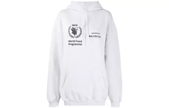 Толстовка женская серая Balenciaga