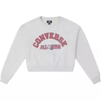 Толстовка женская серая Converse, серый