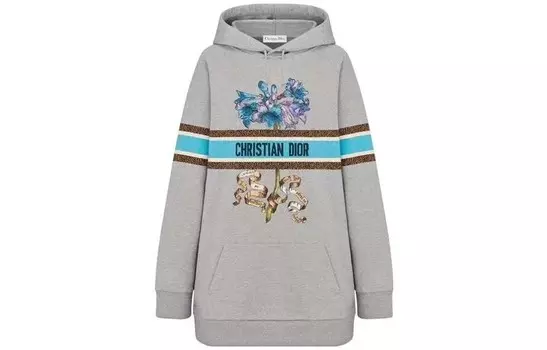 Толстовка женская серая Dior