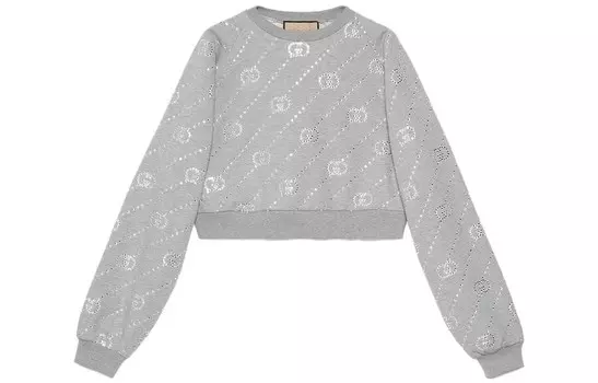 Толстовка женская серая Gucci