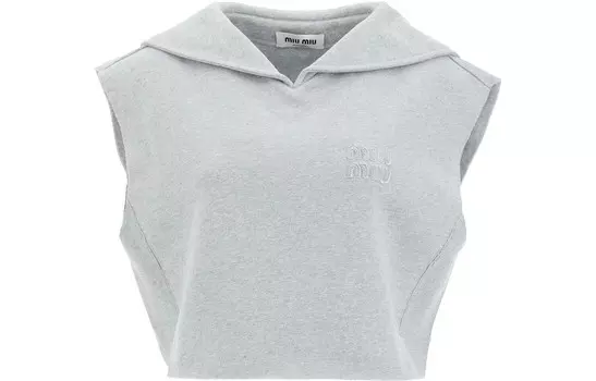 Толстовка женская серая Miu Miu