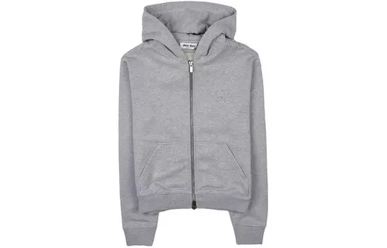 Толстовка женская серая Miu Miu