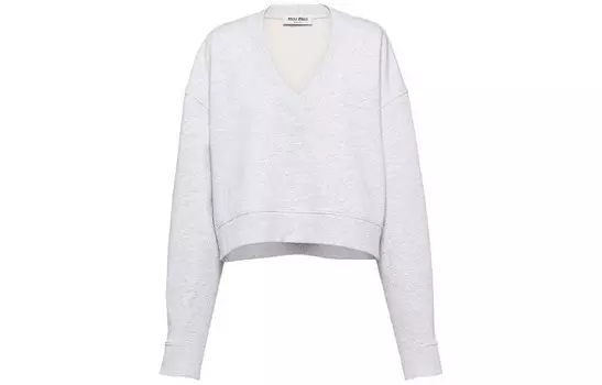 Толстовка женская серая Miu Miu
