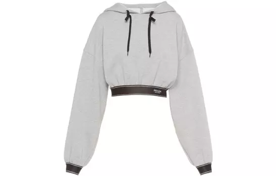 Толстовка женская серая Prada