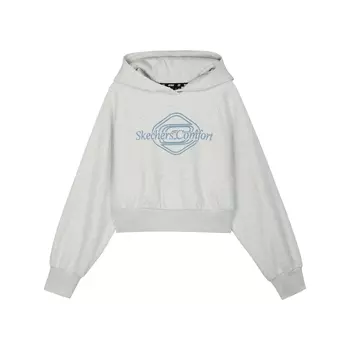 Толстовка женская серая Skechers, серый