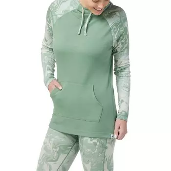 Толстовка женская Smartwool Merino 250 с драпированным вырезом, светло-зеленый