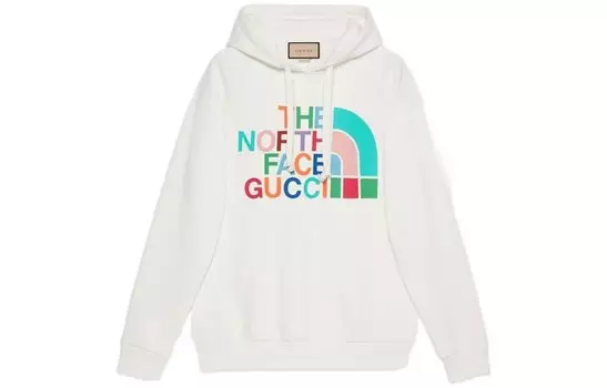 Толстовка женская The North Face x Gucci, белый