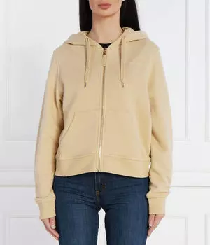 Толстовка женская Tommy Hilfiger 1985 на молнии из органического хлопка, бежевый