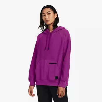 Толстовка женская ua пуф флисовая с капюшоном Under Armour, фиолетовый