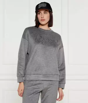 Толстовка женская Weekend Maxmara с вышивкой, серый