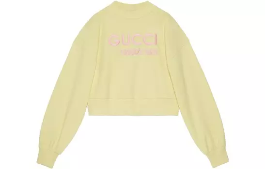 Толстовка женская желтая Gucci