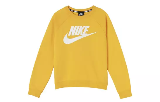 Толстовка женская желтая Nike