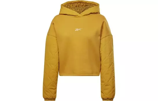 Толстовка женская желтая Reebok