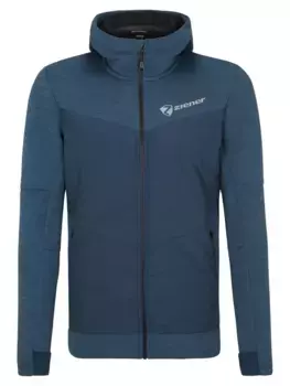 Толстовка Ziener с капюшоном "JANOK", цвет морской волны