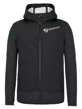 Толстовка Ziener с капюшоном "JANOK Junior", черный