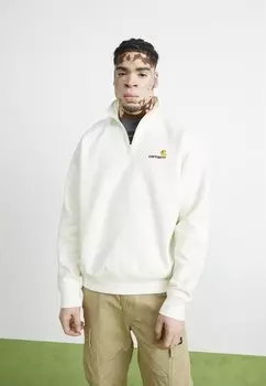 Толстовка Zip American Script Carhartt WIP, цвет wax