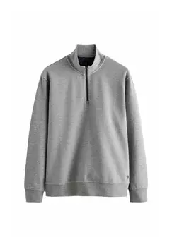 Толстовка ZIP NECK FIT TEXTURED ZIP Next, серый
