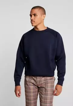 Толстовка ZIP POCKET CREW Urban Classics, темно-синий