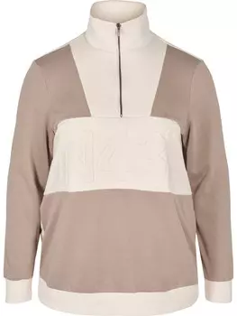 Толстовка Zizzi, бежевый/замша