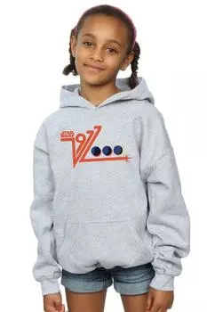 Толстовка «Звезда Смерти» в стиле ретро 1977 года Star Wars, серый