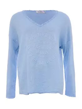 Толстовка Zwillingsherz Positive Mind, светло-синий