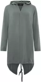 Толстовка Zwillingsherz с капюшоном и принтом на спине, зеленый