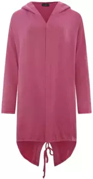 Толстовка Zwillingsherz с капюшоном и принтом на спине, розовый