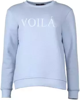 Толстовка Zwillingsherz "Voil", с принтом, простой дизайн, голубой