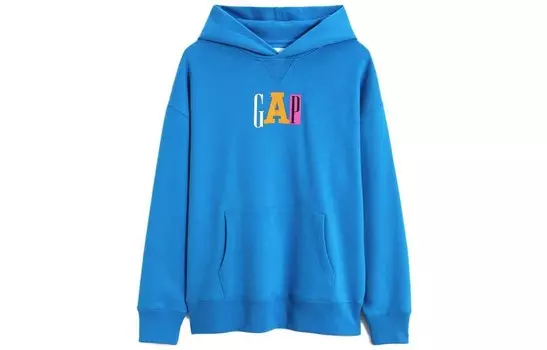 Толстовки и свитшоты унисекс GAP, ярко-голубой