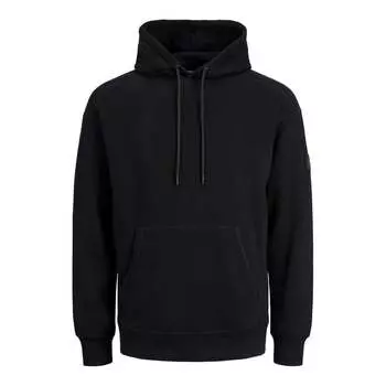 Толстовки классические с вафельным капюшоном Jack & Jones, черный