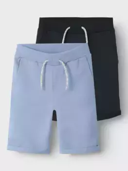 Толстовки Name It "NKMVERMO 2P LONG SWE SHORTS UNB F NOOS" (упаковка, 2 шт.), синий